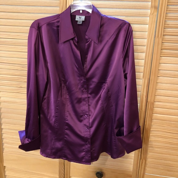 Worthington Stretch blouse in a beautiful color - Picture 4 of 4